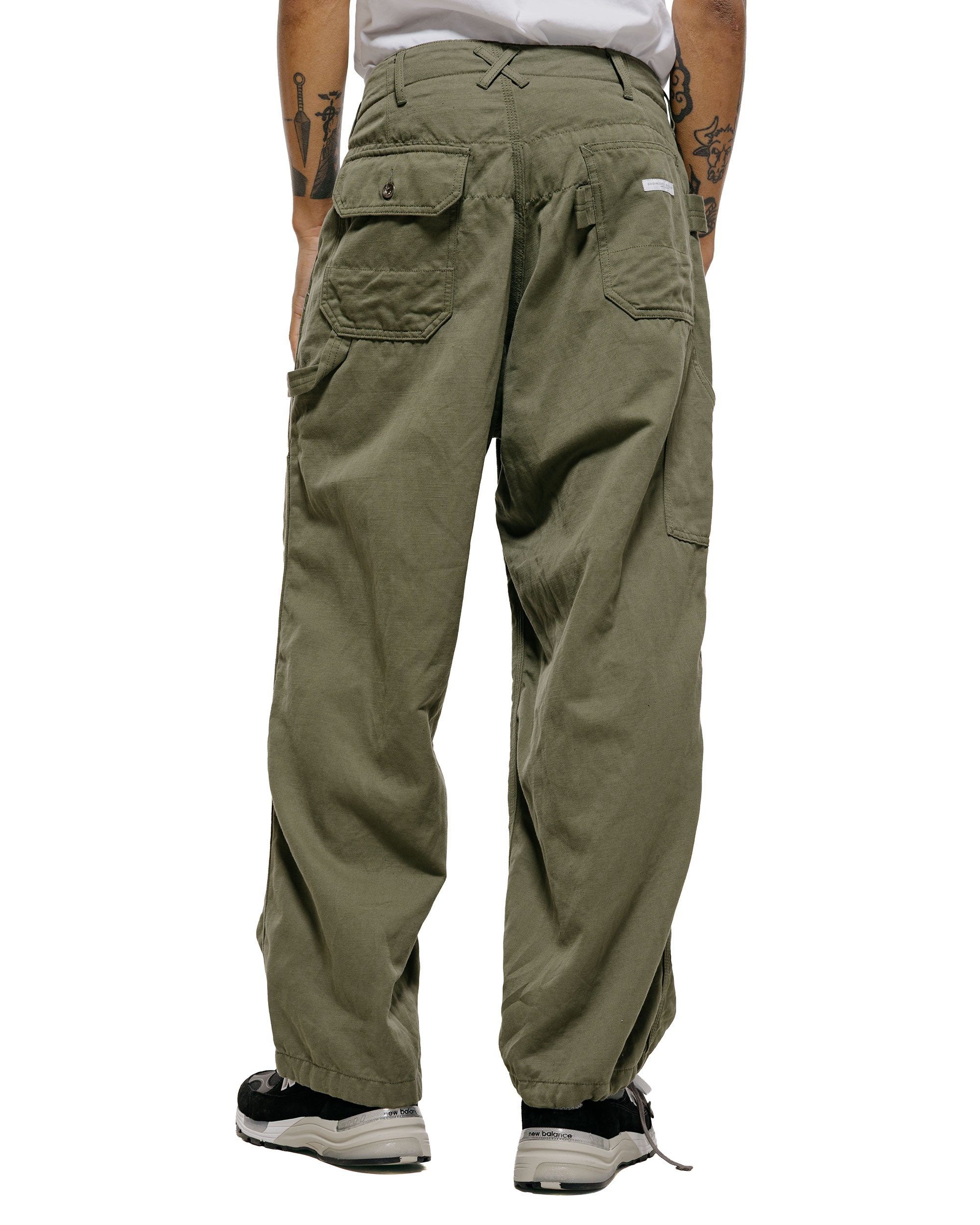 Engineered Garments Painter Pant Olive CL Heavy Twill