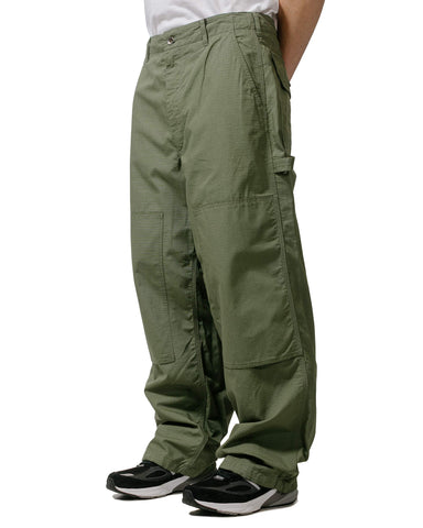 Engineered Garments Painter Pant Olive Cotton Ripstop