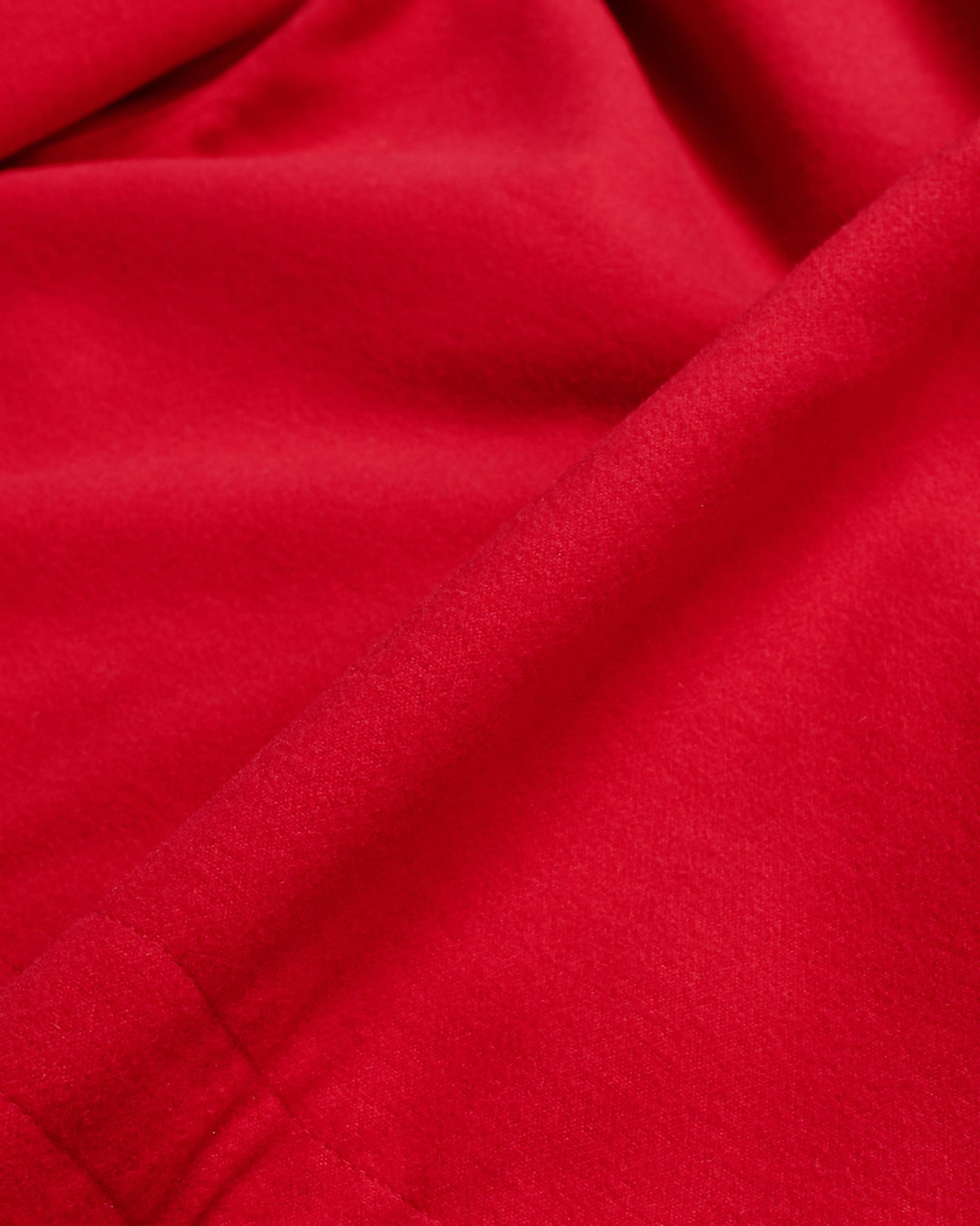 Engineered Garments SAS Jacket Red Fake Poly Fake Melton Fabric