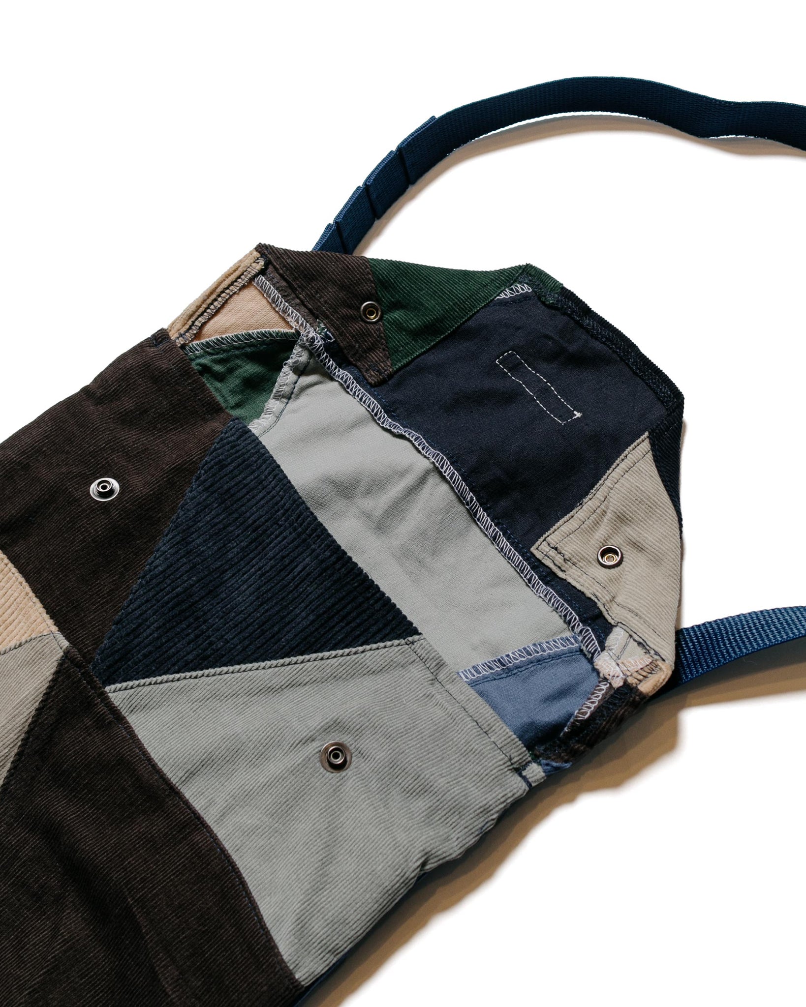 Engineered Garments Shoulder Pouch Multi Color Triangle Corduroy Patch pocket