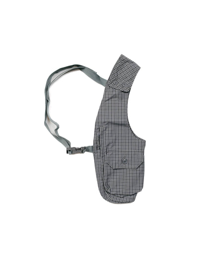 Engineered Garments Shoulder Vest Grey PC Gunclub Check