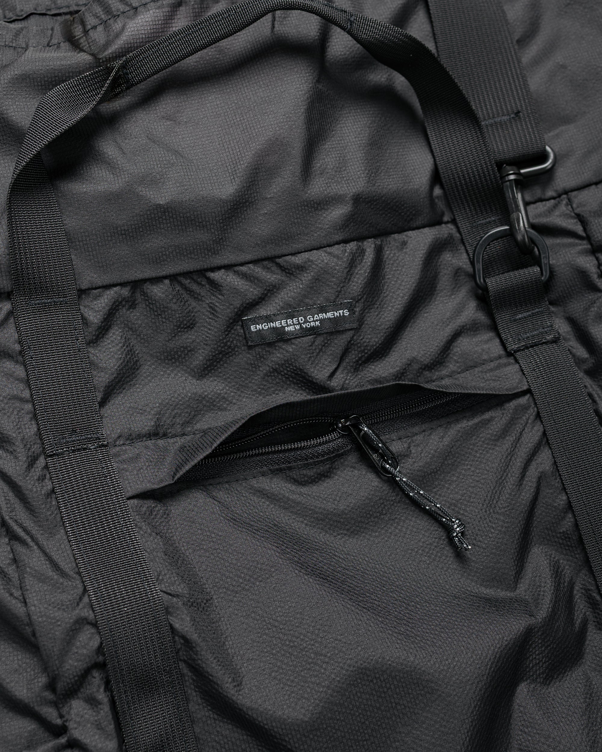 Engineered Garments UL 3 Way Bag Black Nylon Micro Ripstop