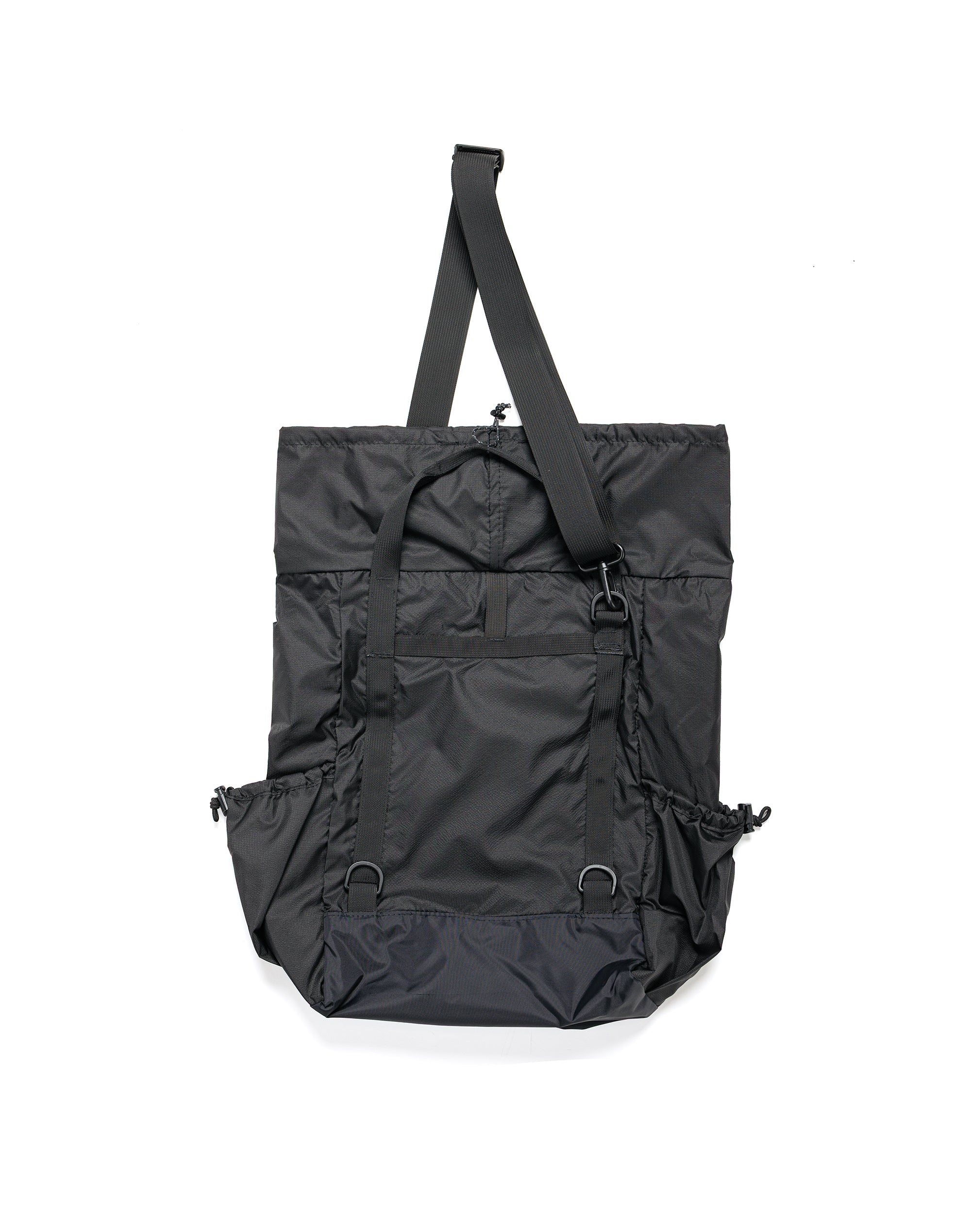 Engineered Garments UL 3 Way Bag Black Nylon Micro Ripstop
