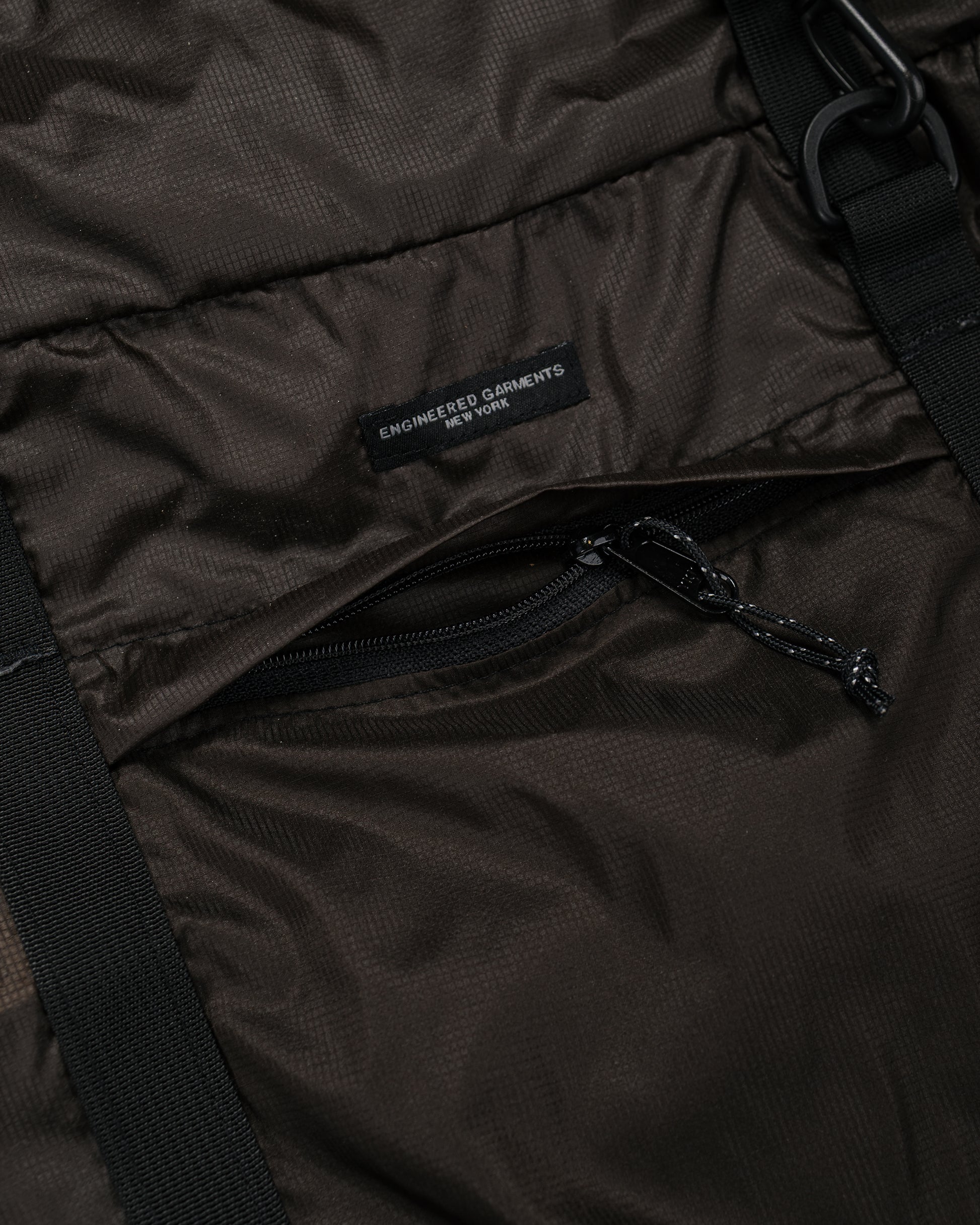 Engineered Garments UL 3 Way Bag Brown Nylon Micro Ripstop