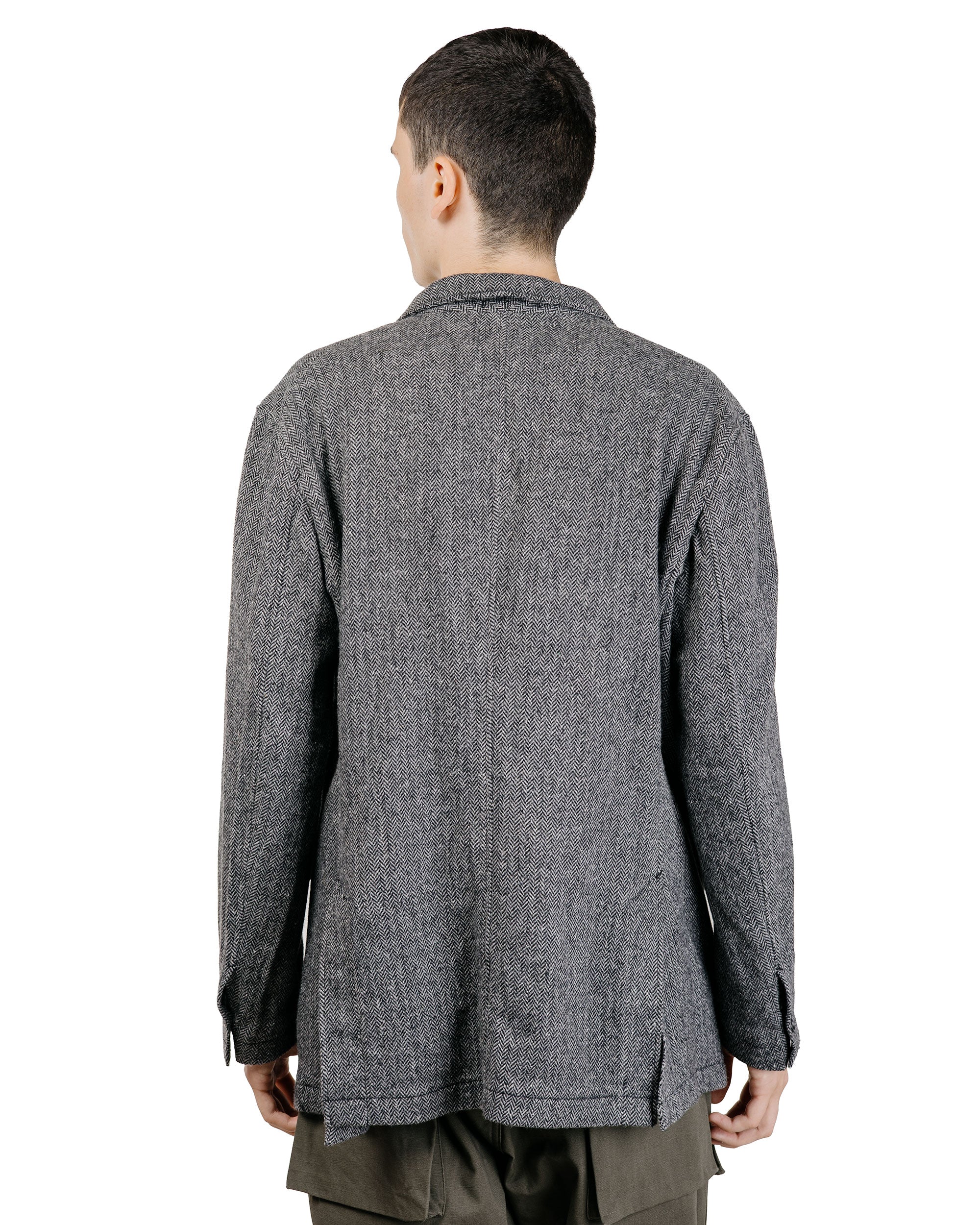 Engineered Garments Upland Jacket Grey Poly Wool Herringbone