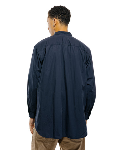 Engineered Garments Wing Collar Shirt Dark Navy Cotton Broadcloth