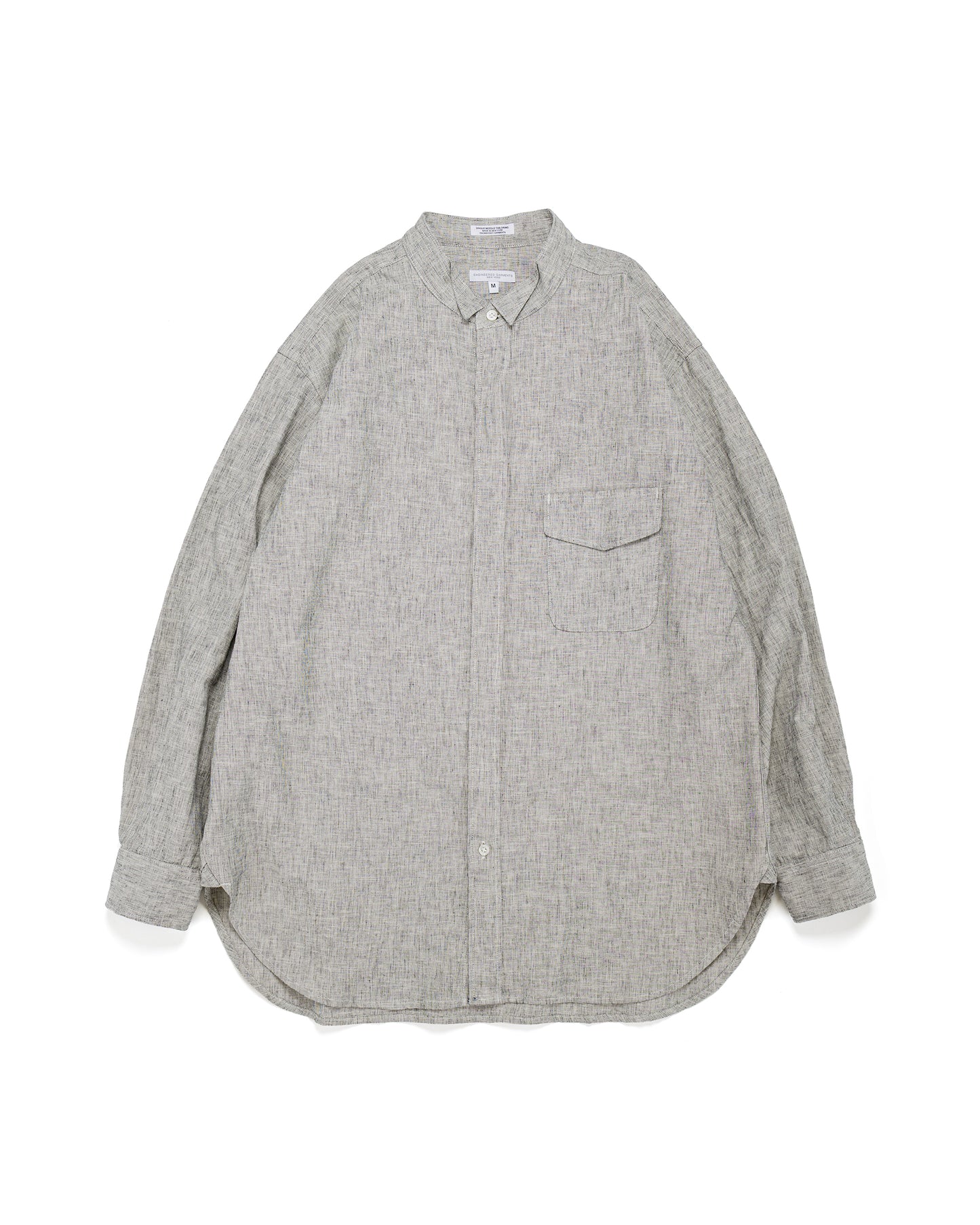 Engineered Garments Wing Collar Shirt H.Grey CL Melange