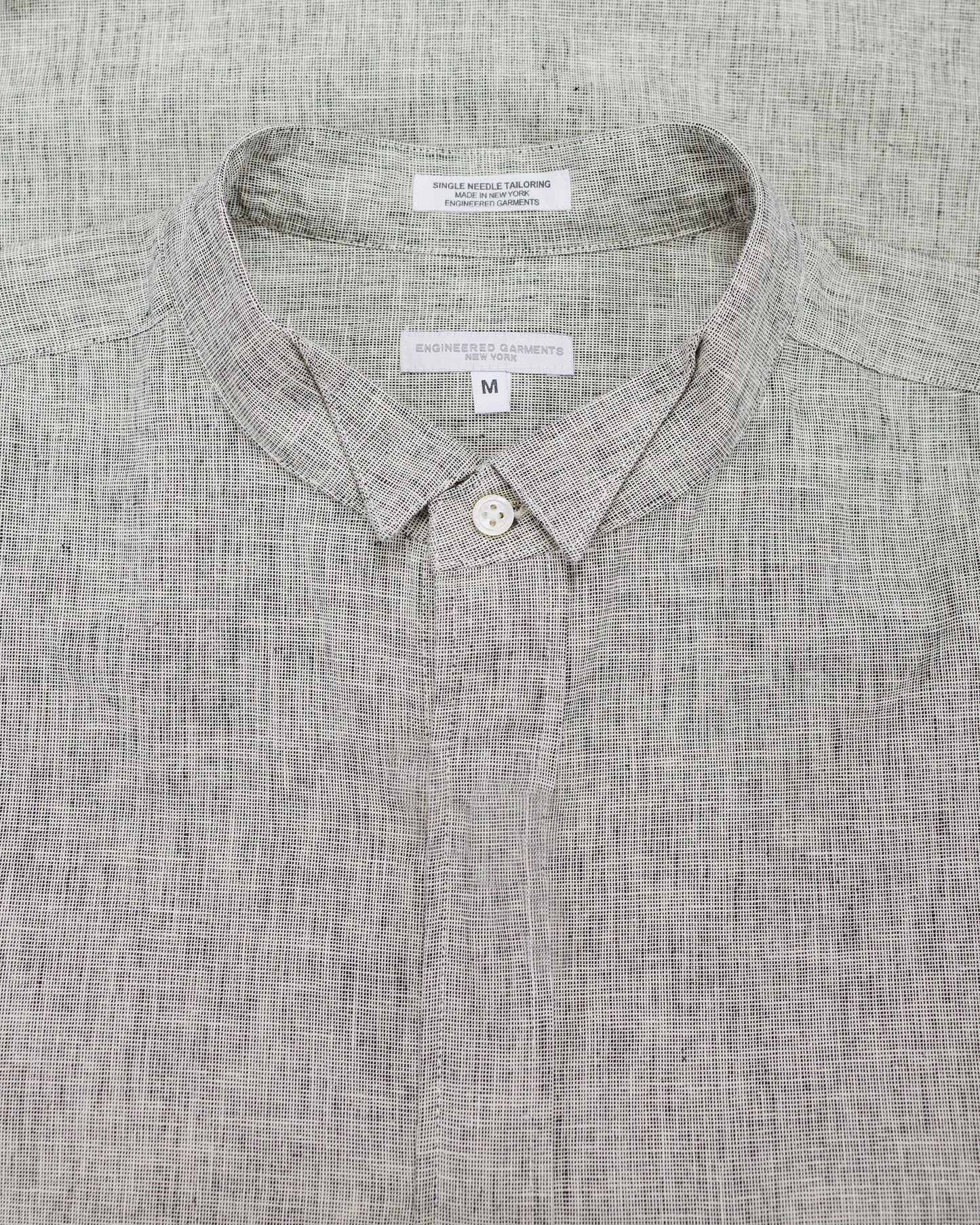 Engineered Garments Wing Collar Shirt H.Grey CL Melange