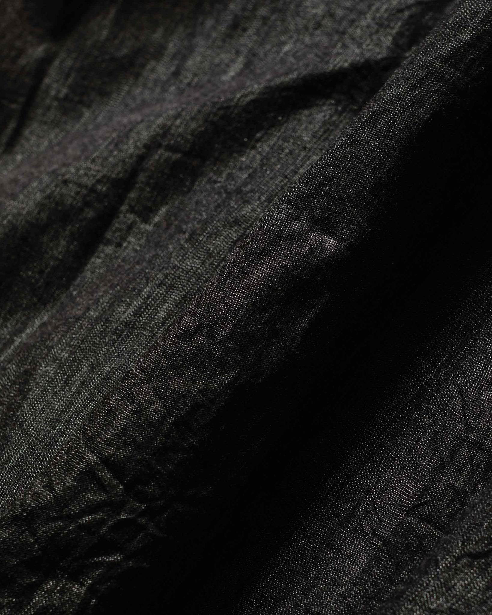 Engineered Garments Work Shirt Black Cotton Denim Shirting Fabric