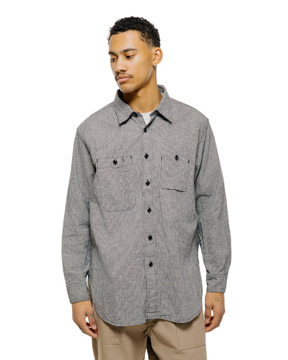 Engineered Garments Work Shirt Black/Grey CL Houndstooth