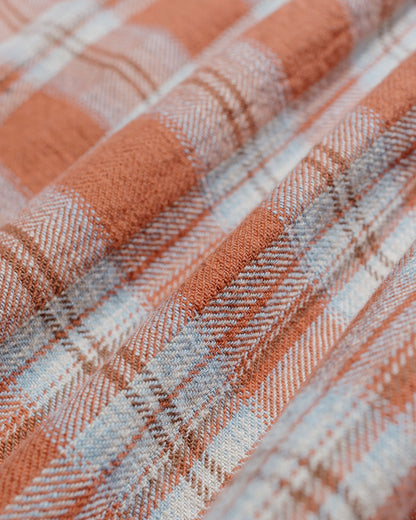 Engineered Garments Work Shirt Pink Cotton Plaid Jacquard
