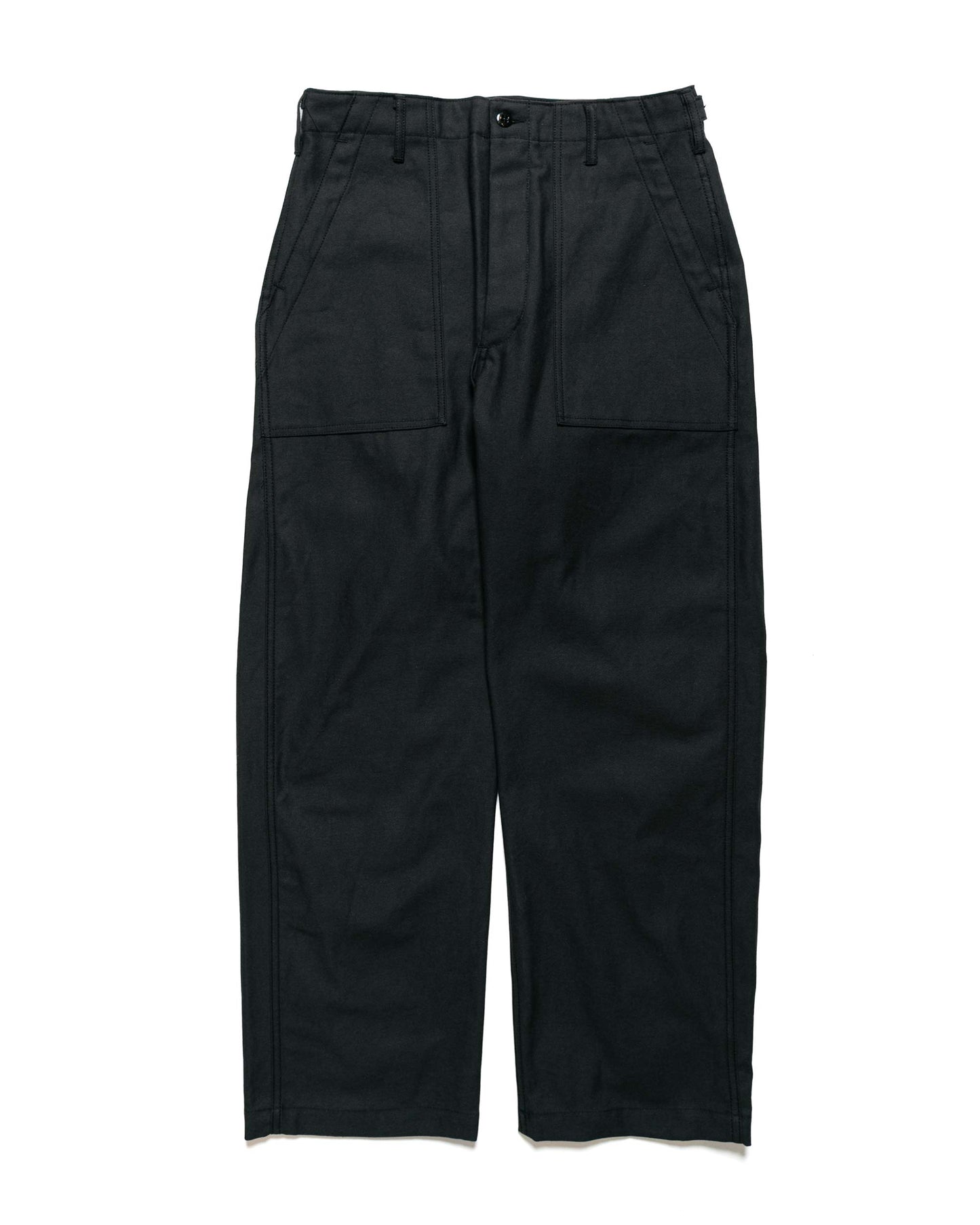 Engineered Garments Workaday Fatigue Pant Black Cotton Reverse Sateen