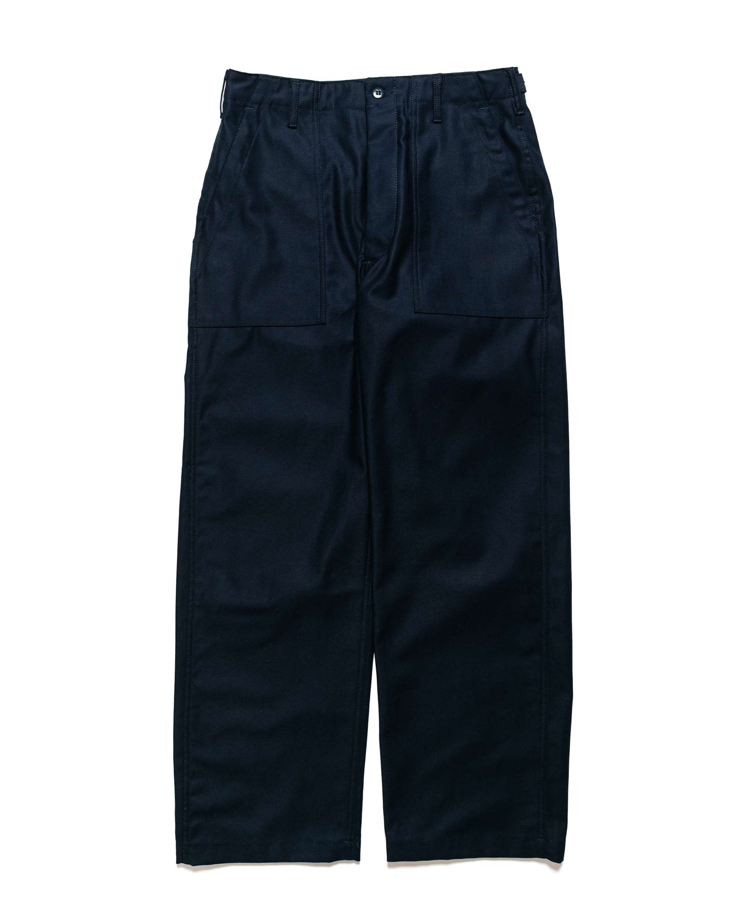 Engineered Garments Workaday Fatigue Pant Dark Navy Cotton Reverse Sateen