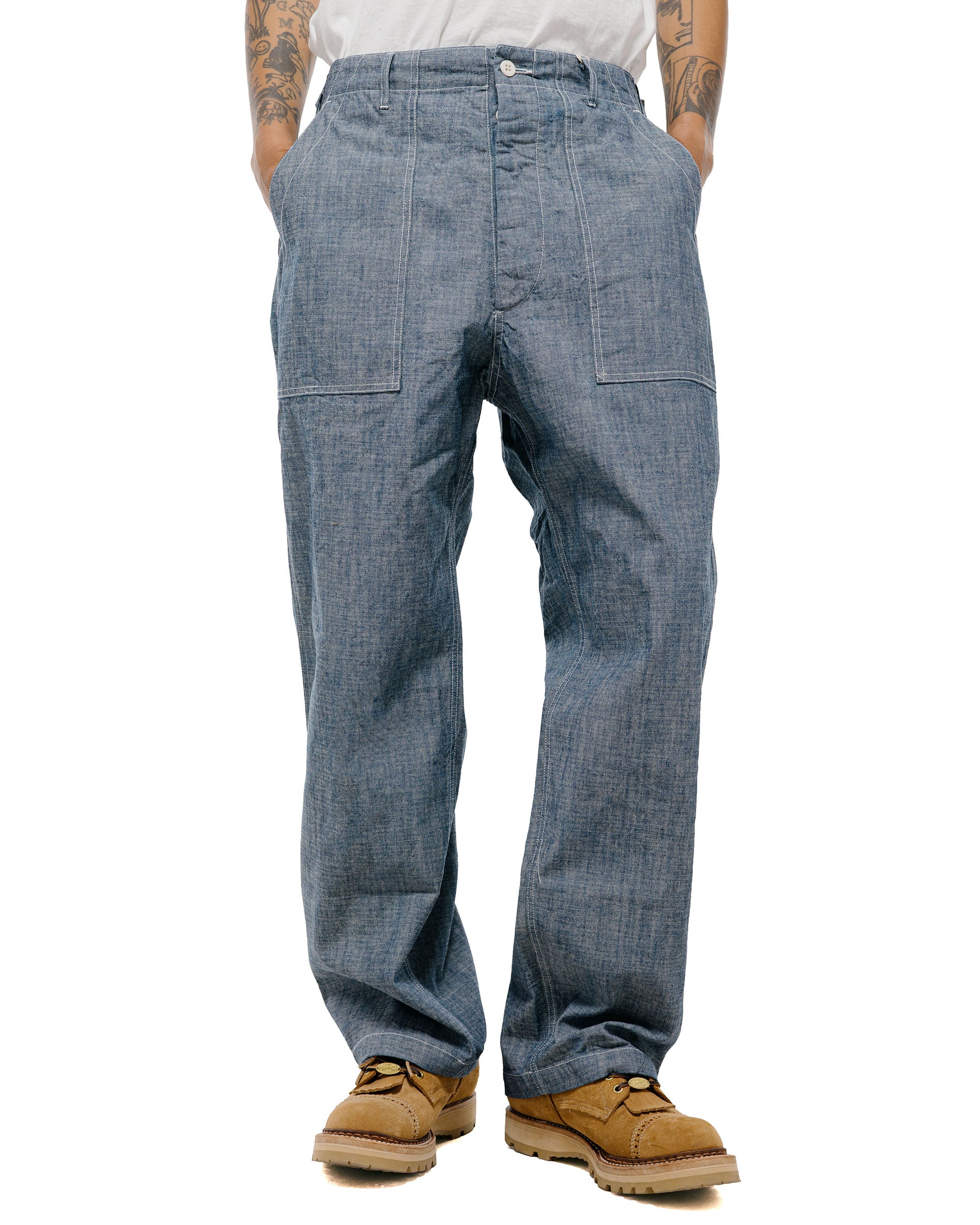 Engineered Garments Workaday Fatigue Pant Indigo 10oz Sea Canvas