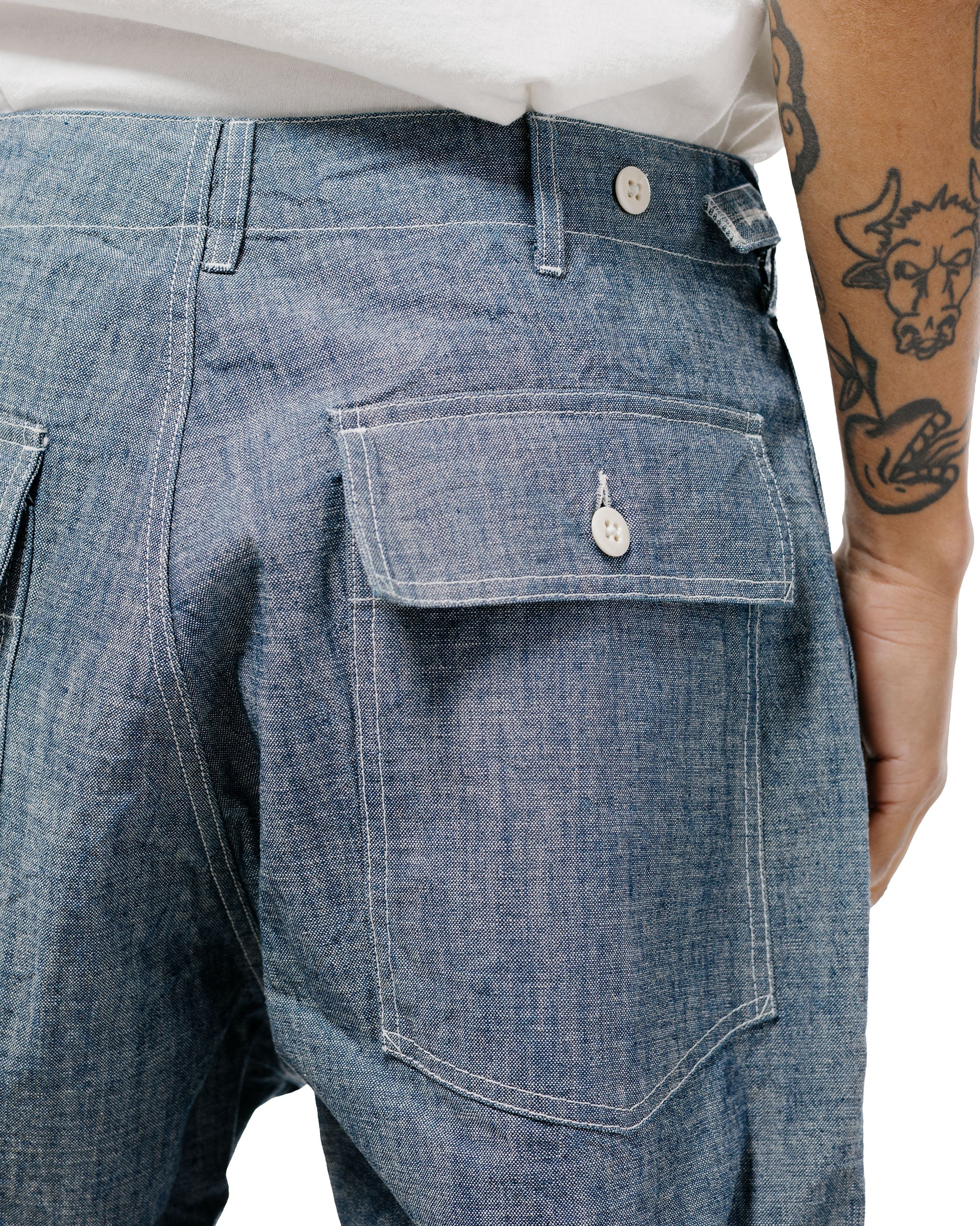 Engineered Garments Workaday Fatigue Pant Indigo 10oz Sea Canvas