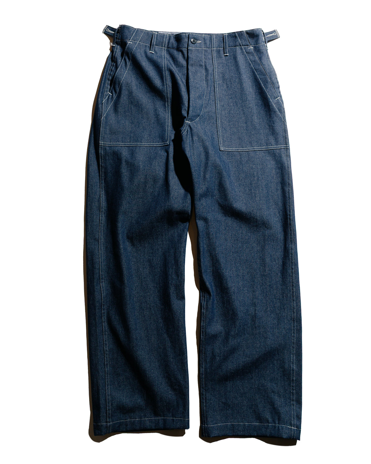 Engineered Garments Workaday Fatigue Pant Contrast Stitch Indigo Indus