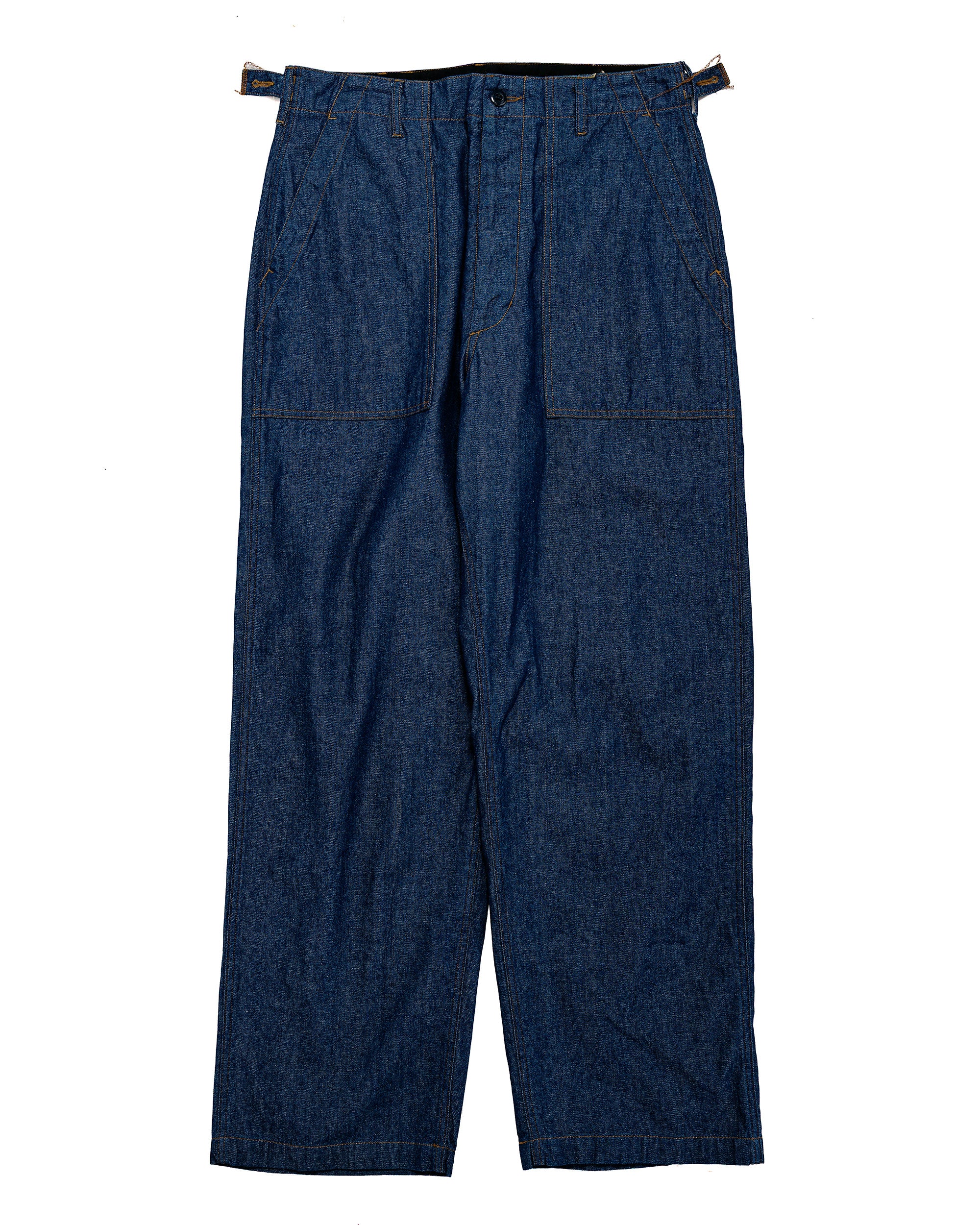 Engineered Garments Workaday Fatigue Pant Contrast Stitch Indigo Indus