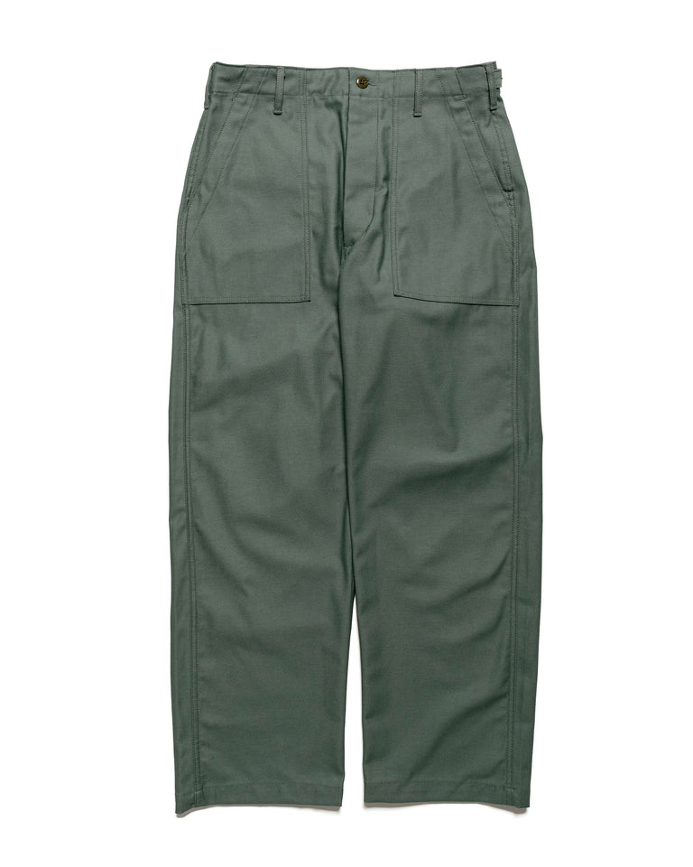 Engineered Garments Workaday Fatigue Pant Olive Cotton Reverse Sateen