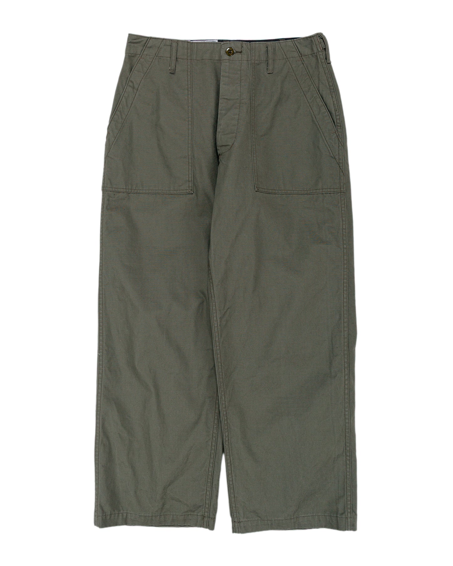 Engineered Garments Workaday Fatigue Pant Olive Heavyweight Cotton Ripstop