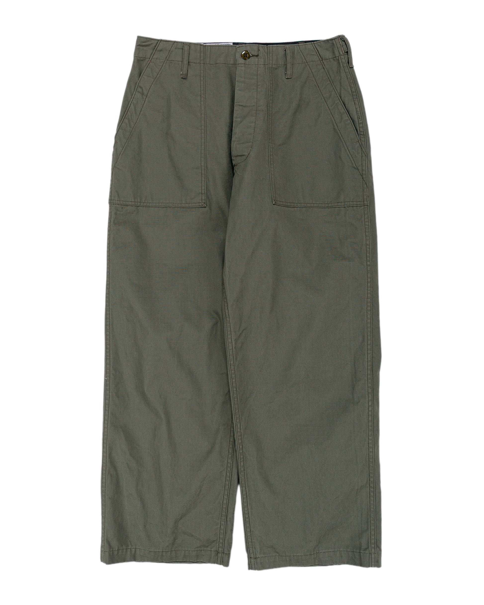 Engineered Garments Workaday Fatigue Pant Olive Heavyweight Cotton Ripstop