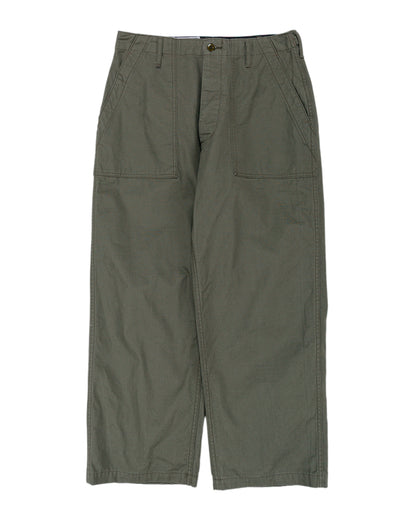 Engineered Garments Workaday Fatigue Pant Olive Heavyweight Cotton Ripstop