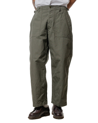 Engineered Garments Workaday Fatigue Pant Olive Heavyweight Cotton Ripstop