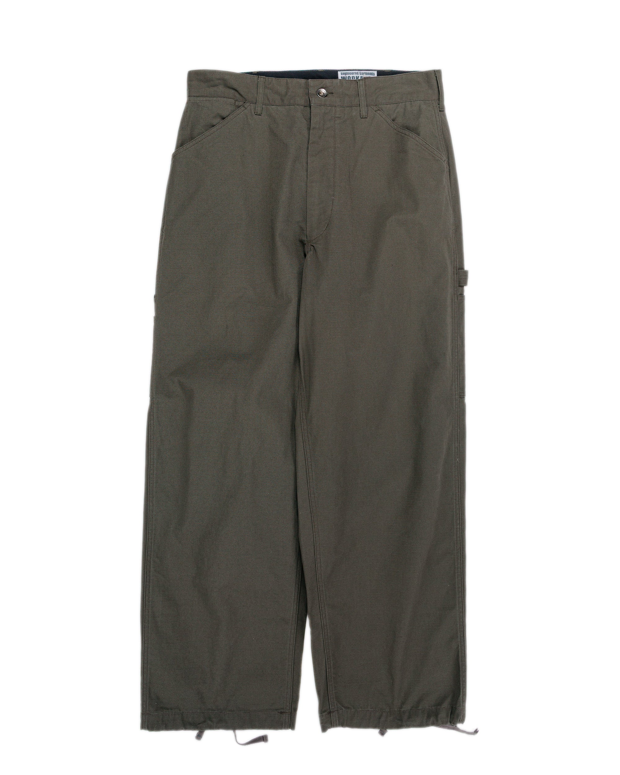 Engineered Garments Workaday Fatigue Pant Olive Cotton Reverse Sateen