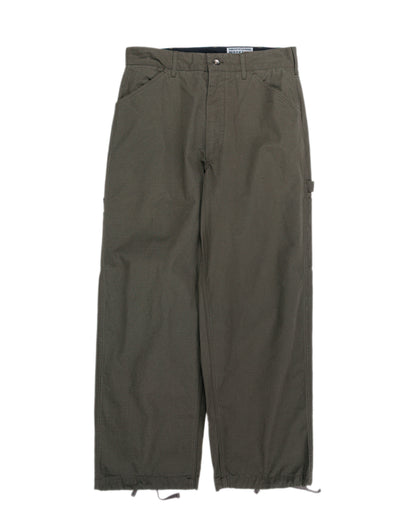 Engineered Garments Workaday Painter Pant Olive Heavyweight Cotton Ripstop