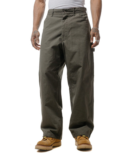 Engineered Garments Workaday Painter Pant Olive Heavyweight Cotton Ripstop