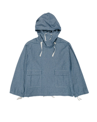Engineered Garments Workaday Salvage Smock Indigo 4.5oz Cotton Chambray