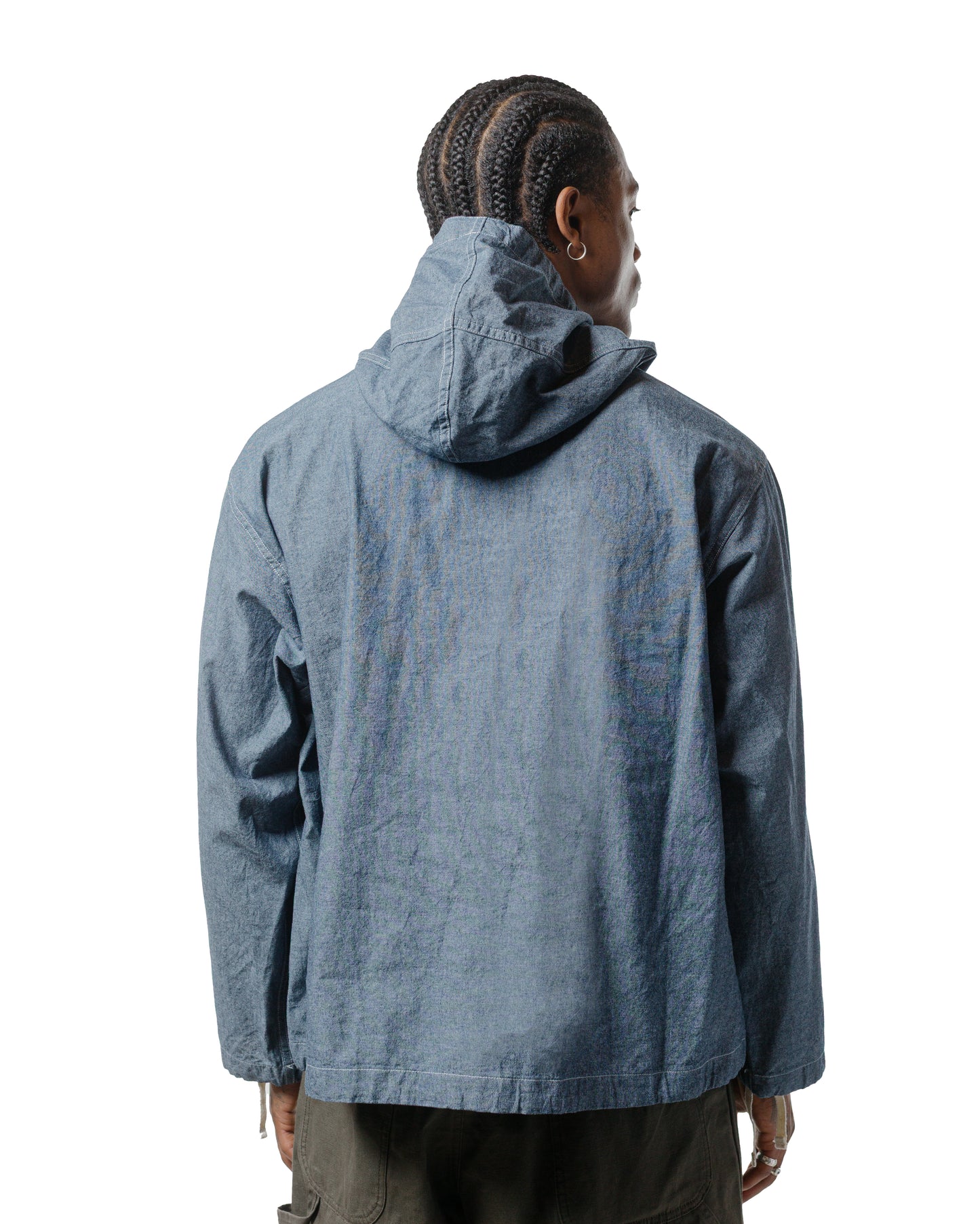 Engineered Garments Workaday Salvage Smock Indigo 4.5oz Cotton Chambray