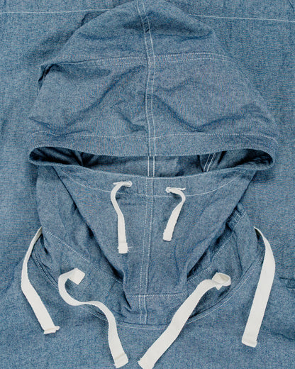 Engineered Garments Workaday Salvage Smock Indigo 4.5oz Cotton Chambray