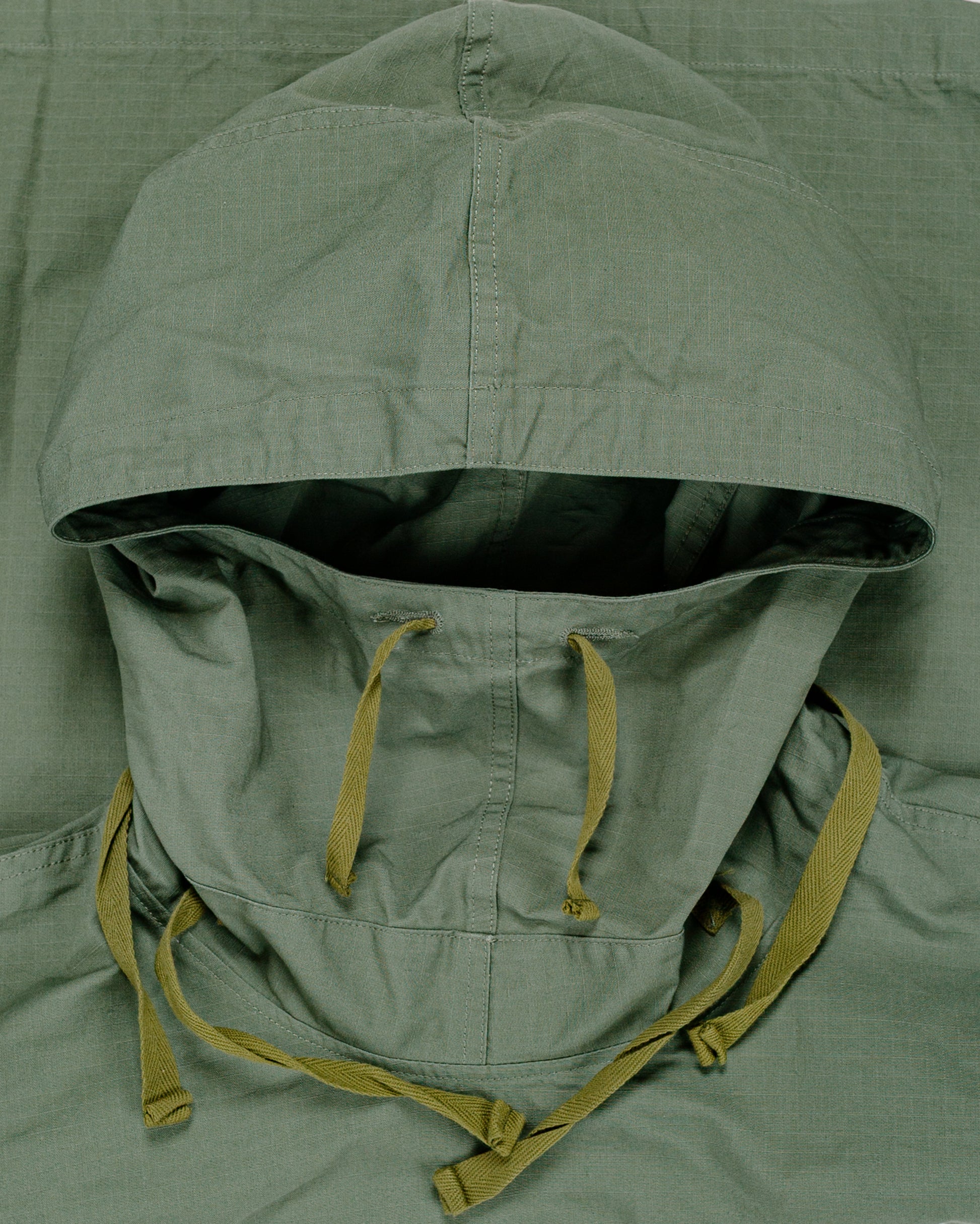 Engineered Garments Workaday Salvage Smock Olive Cotton Ripstop