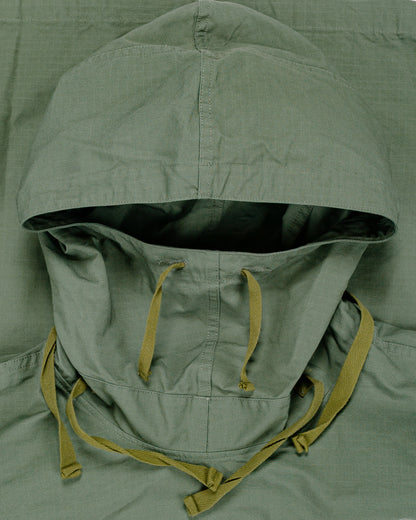 Engineered Garments Workaday Salvage Smock Olive Cotton Ripstop