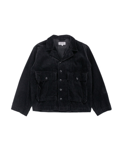 Engineered Garments Workaday Sea Bees Jacket Black Cotton 8W Corduroy