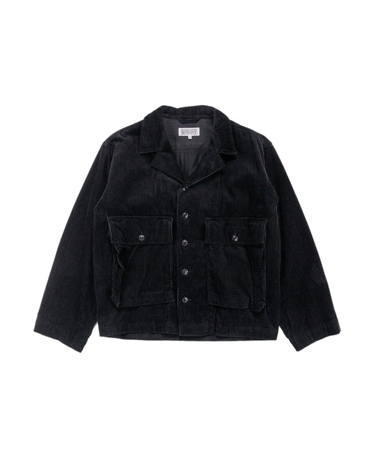 Engineered Garments Workaday Sea Bees Jacket Black Cotton 8W Corduroy