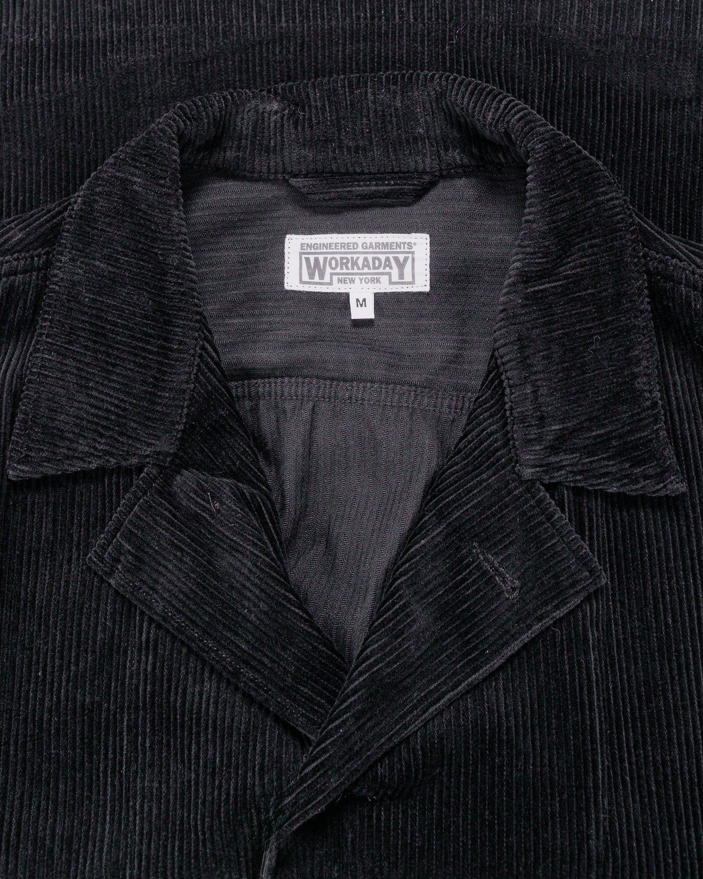 Engineered Garments Workaday Sea Bees Jacket Black Cotton 8W Corduroy
