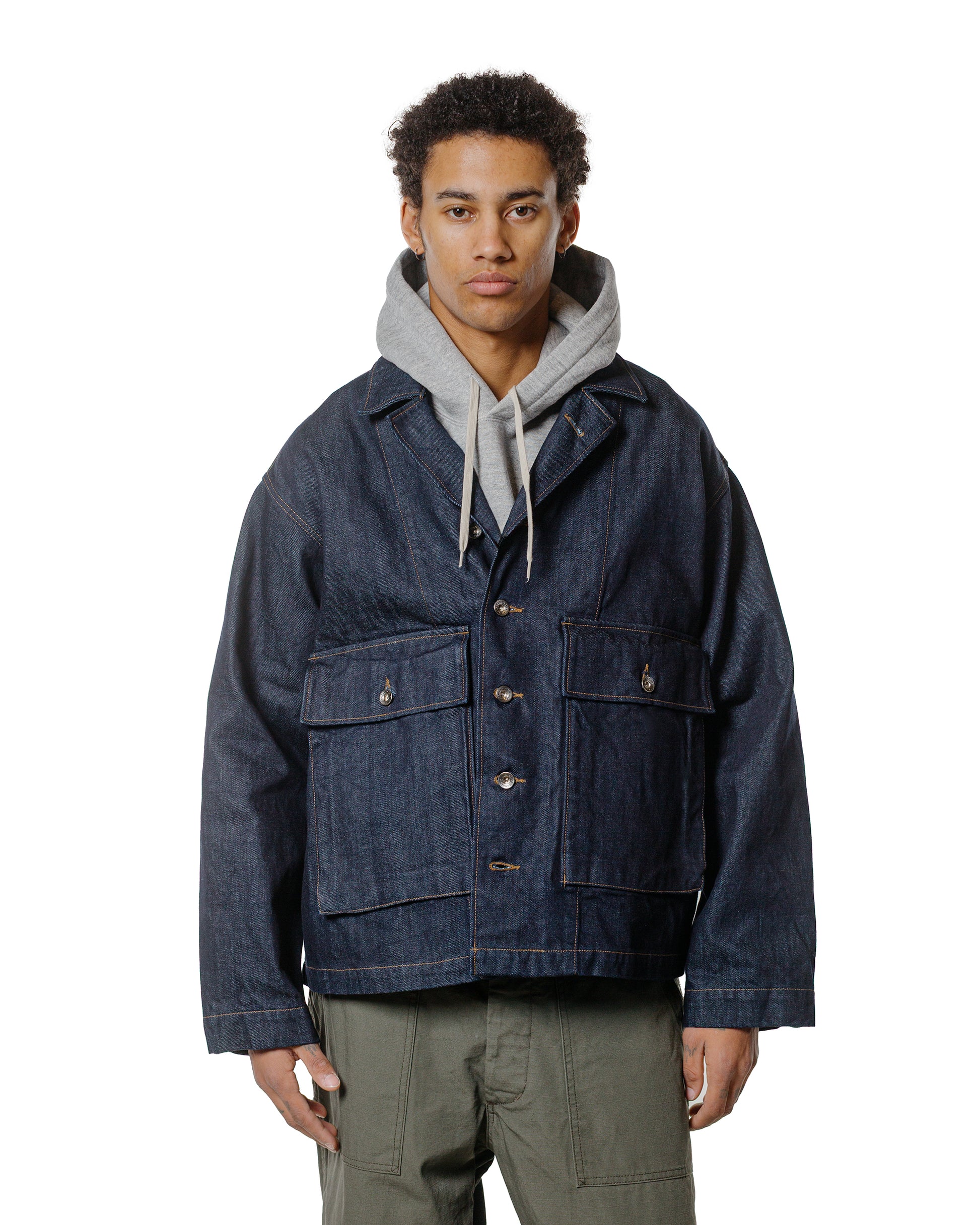 Engineered Garments Workaday Sea Bees Jacket Indigo 12oz Cone Denim