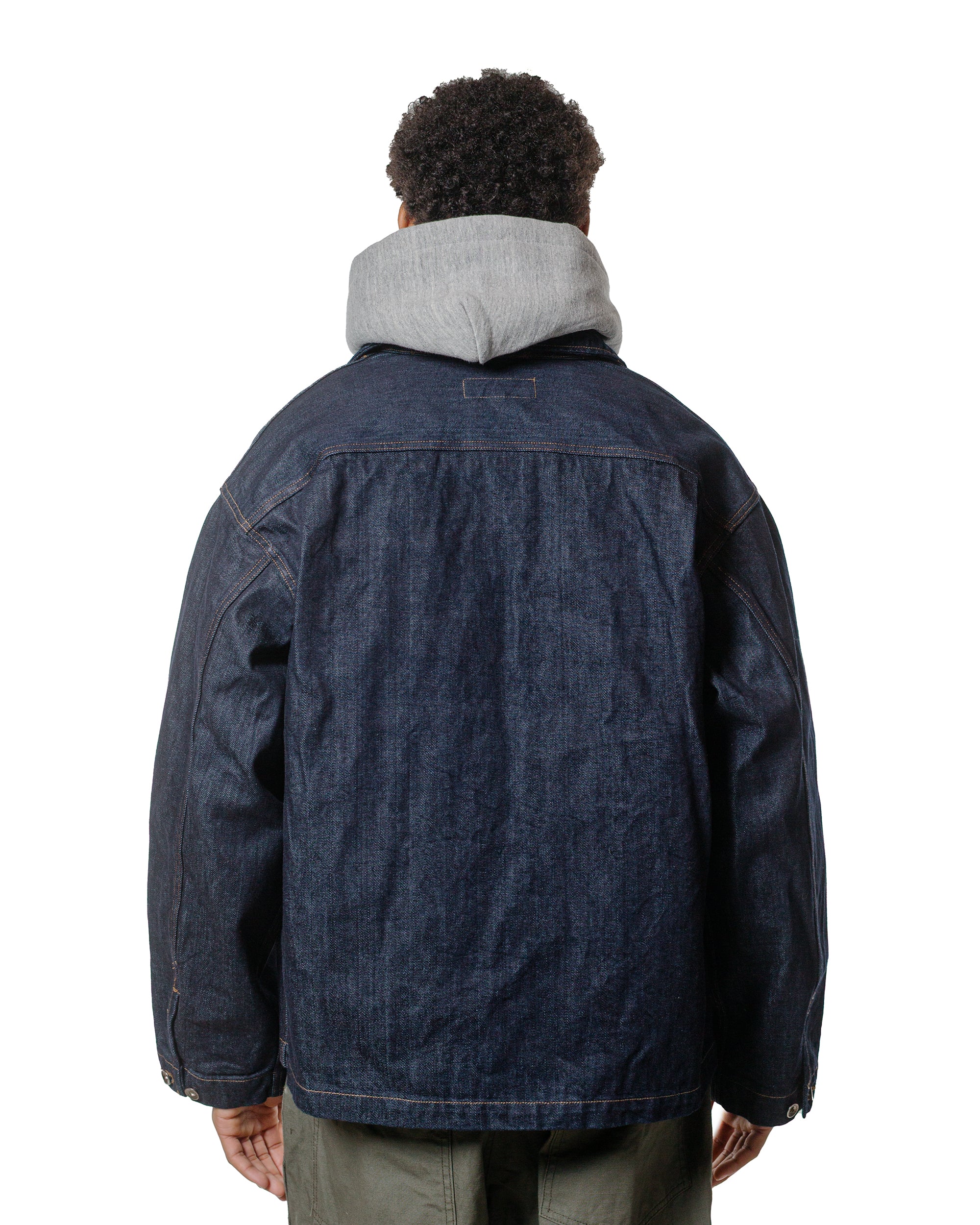 Engineered Garments Workaday Sea Bees Jacket Indigo 12oz Cone Denim Engineered Garments Workaday Sea Bees Jacket Indigo 12oz Cone Denim