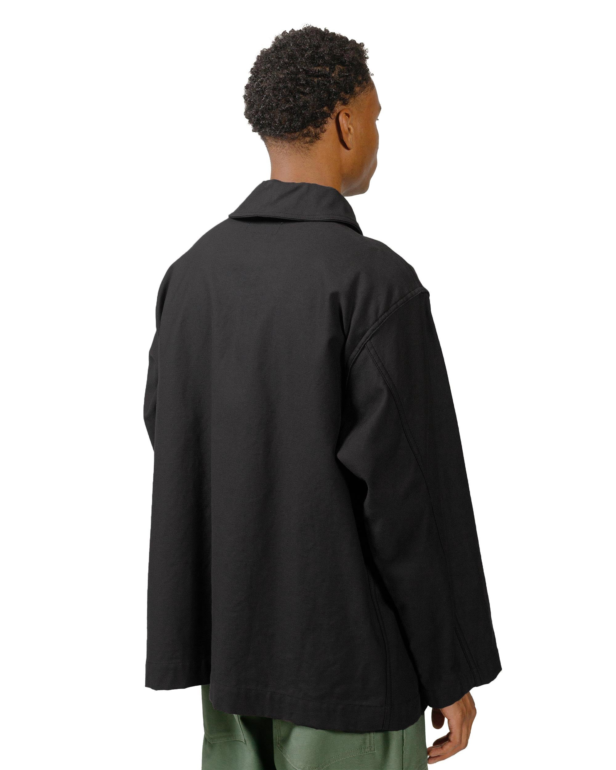 Engineered Garments Workaday Shawl Collar Jacket Black Cotton Reverse