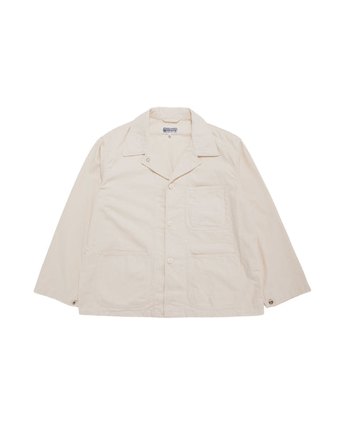 Engineered Garments Workaday Utility Jacket Natural 7oz Cotton HB Twil