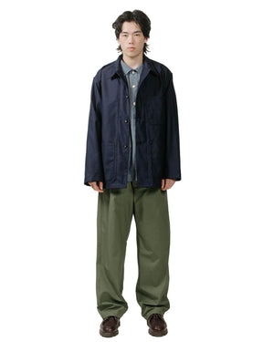 Engineered Garments Workaday Utility Pant Olive Cotton Ripstop model full