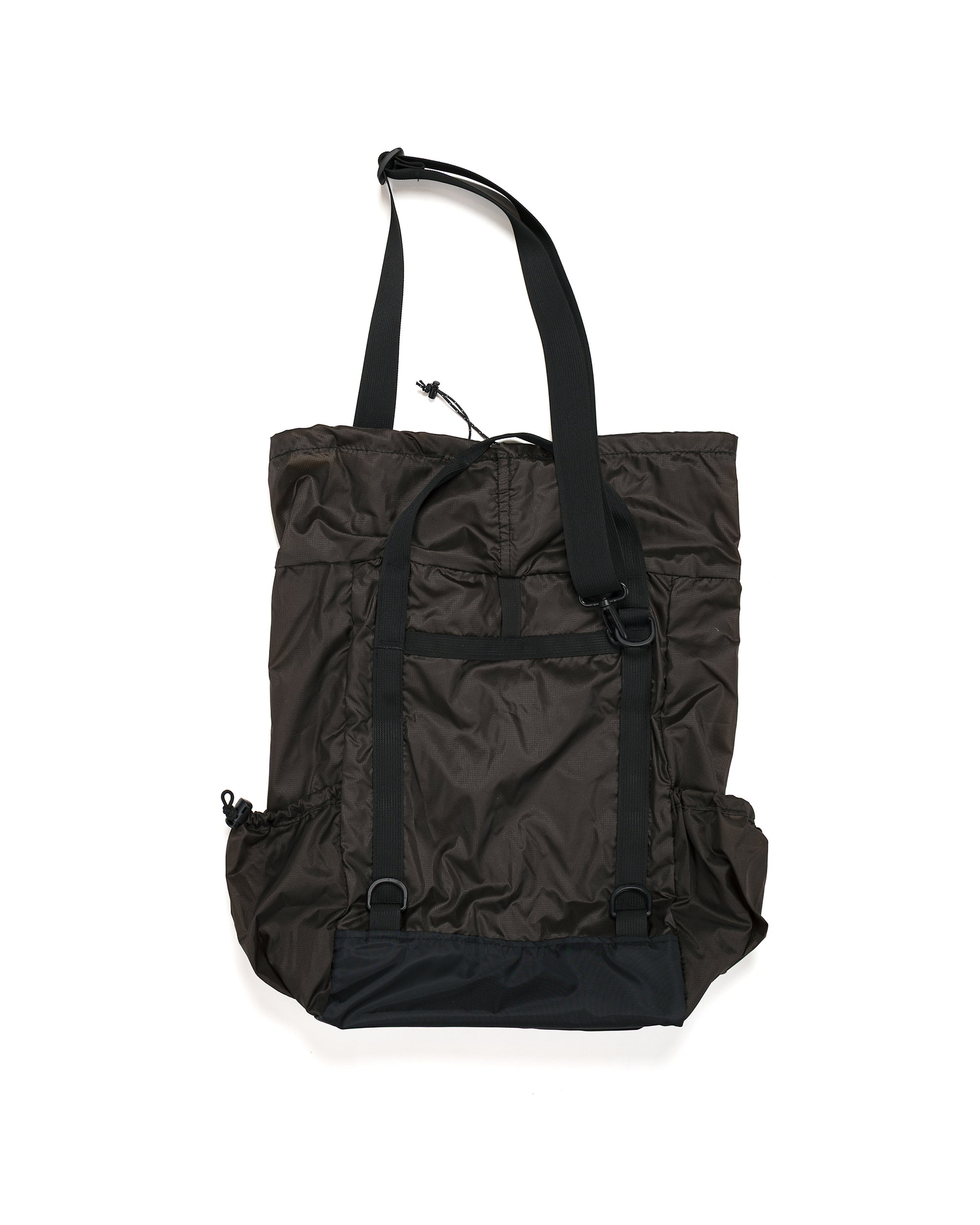 Engineered Garments UL 3 Way Bag Brown Nylon Micro Ripstop