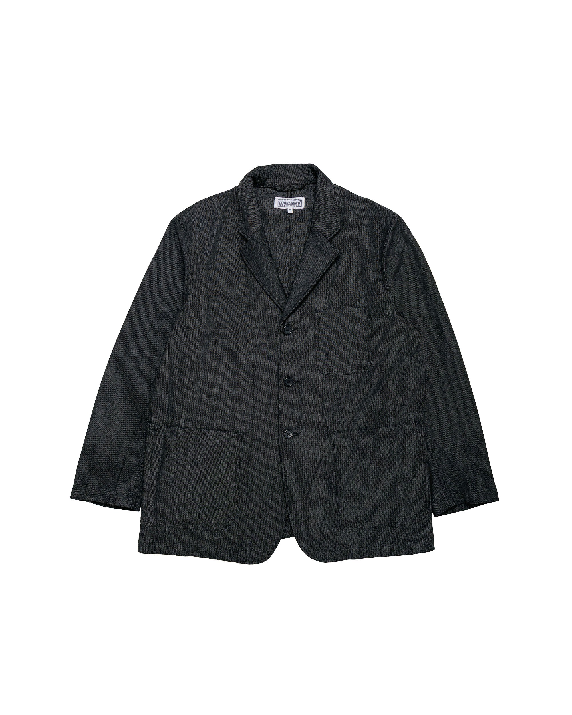 Engineered Garments Workaday Utility Jacket Olive Cotton Reverse Satee