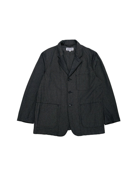 Engineered Garments Workaday Med Blazer Charcoal Cotton Heavy Oxford