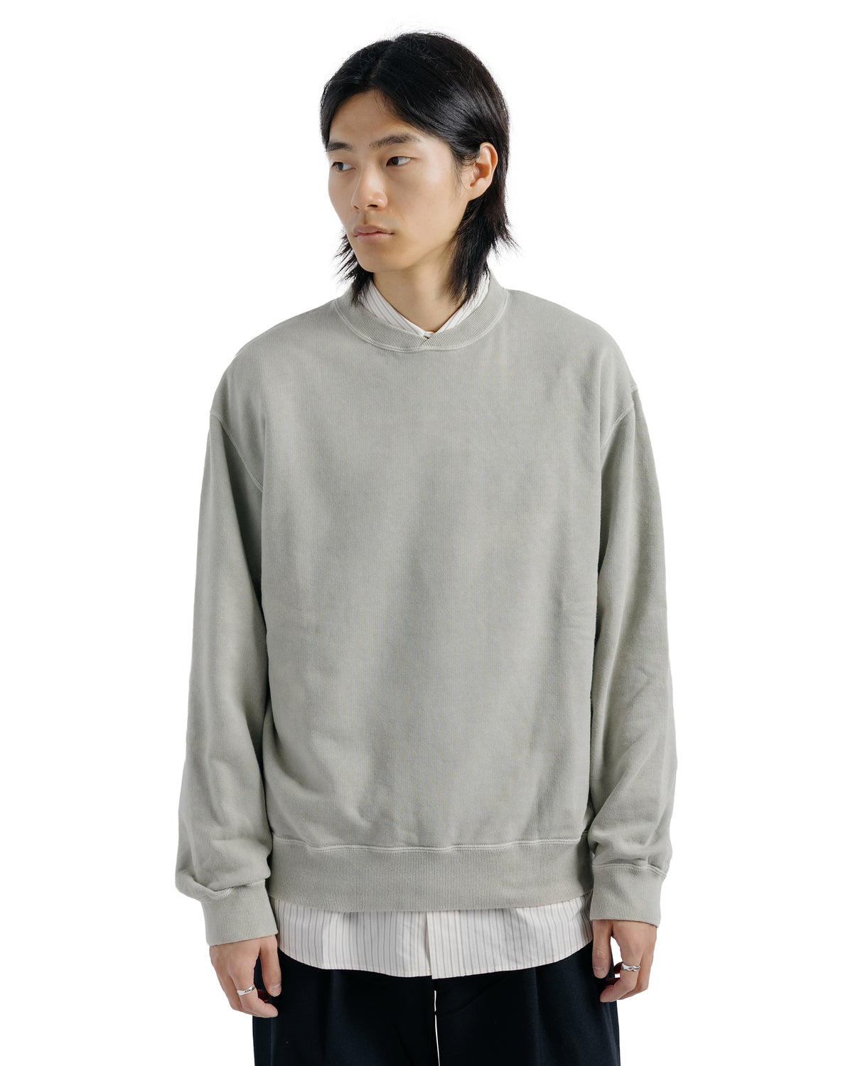 Ernie Palo Product Dyed Sweat Shirt Olive