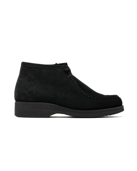 Footworks Tyrolean Shoes Black Suede