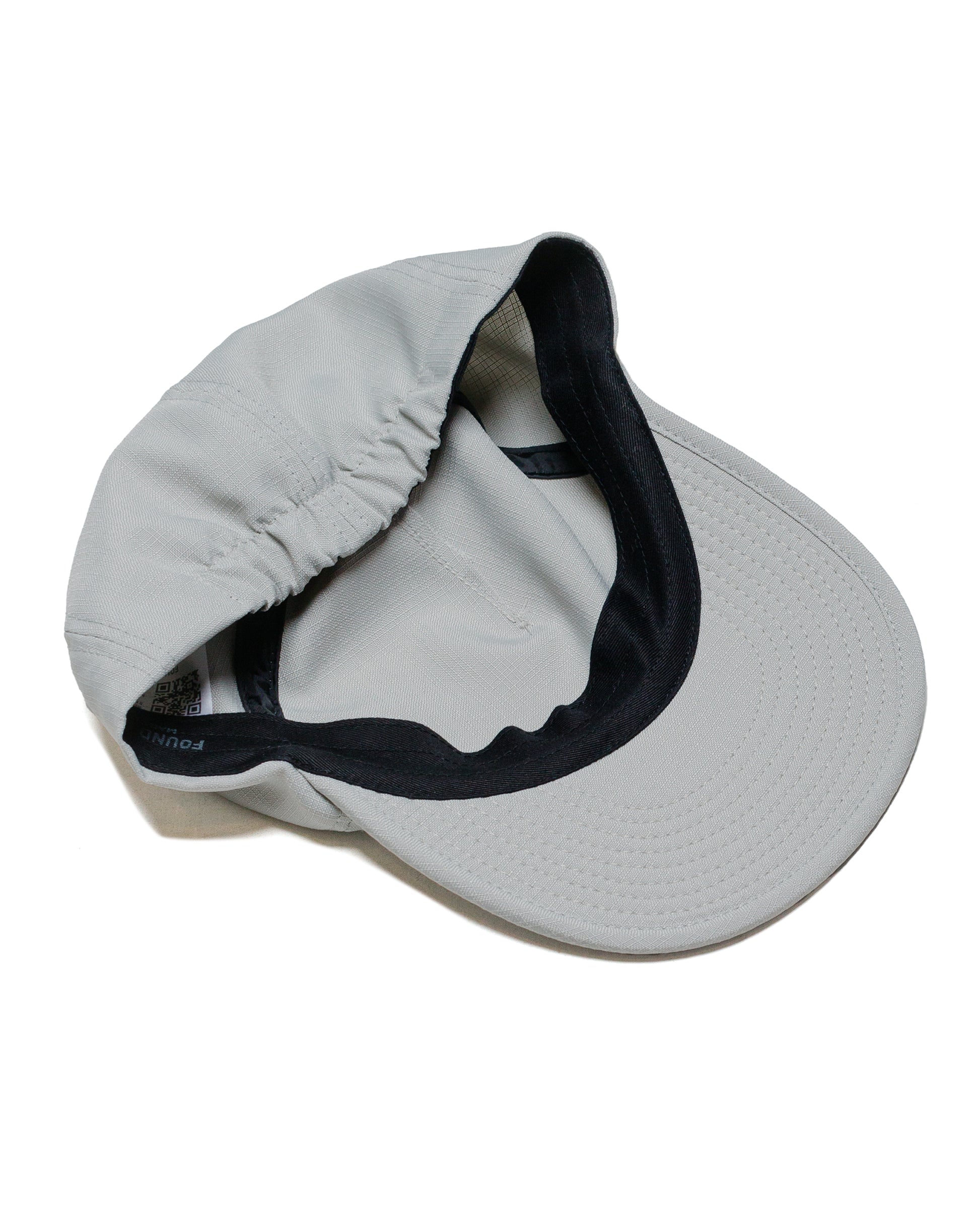 Found Feather 5 Panel Baseball Cap Kimono Ripstop Gray under brim