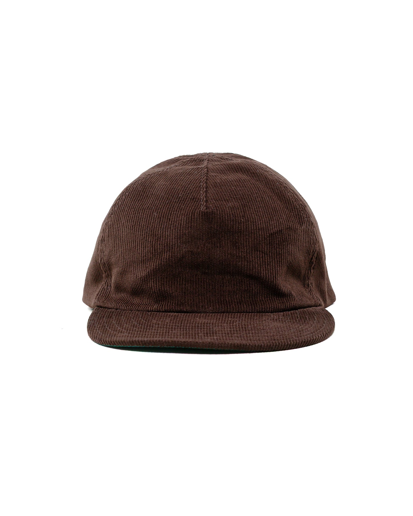 Found Feather 5 Panel Trucker Cap 14W Corduroy Dark Brown