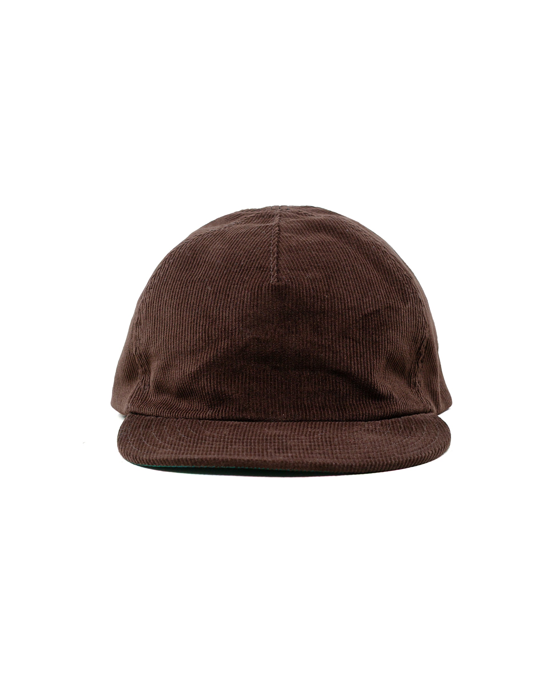 Found Feather 5 Panel Trucker Cap 14W Corduroy Dark Brown